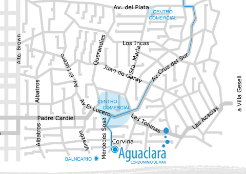 Ubicacion Agua Clara Condominios
